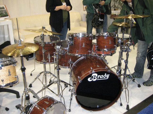 NAMM 2012 Brady drums