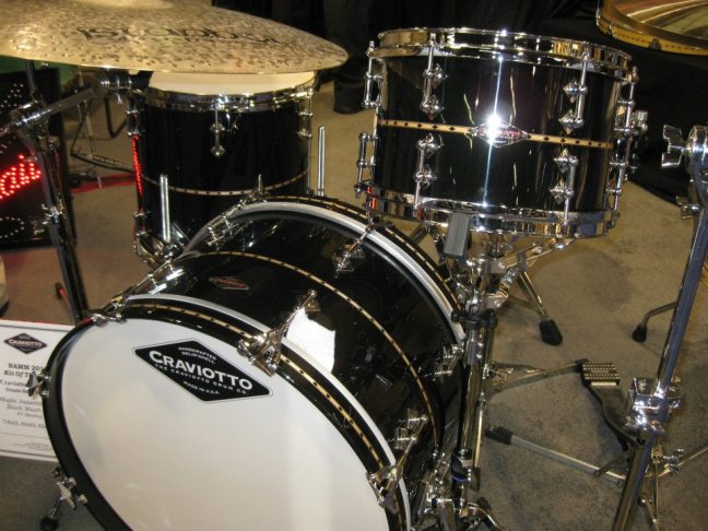 NAMM 2012 Craviotto gorgeous drums
